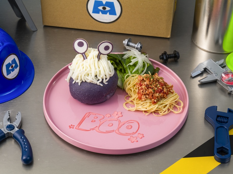 ＜ブー＞モンスター？パスタプレート